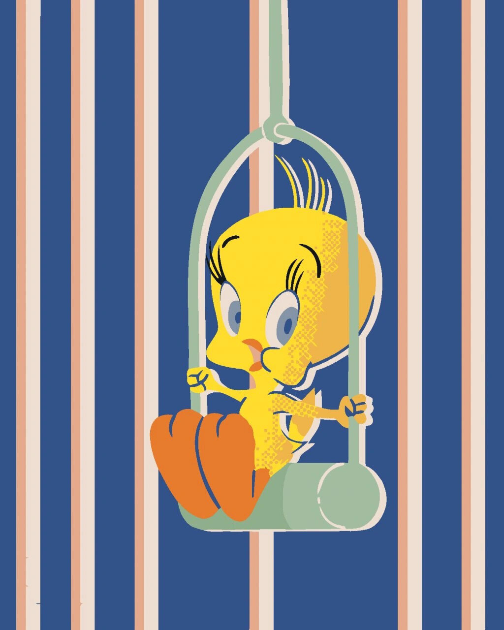 Painting by Numbers Zuty Painting by Numbers Tweety On A Perch (Looney Tunes)