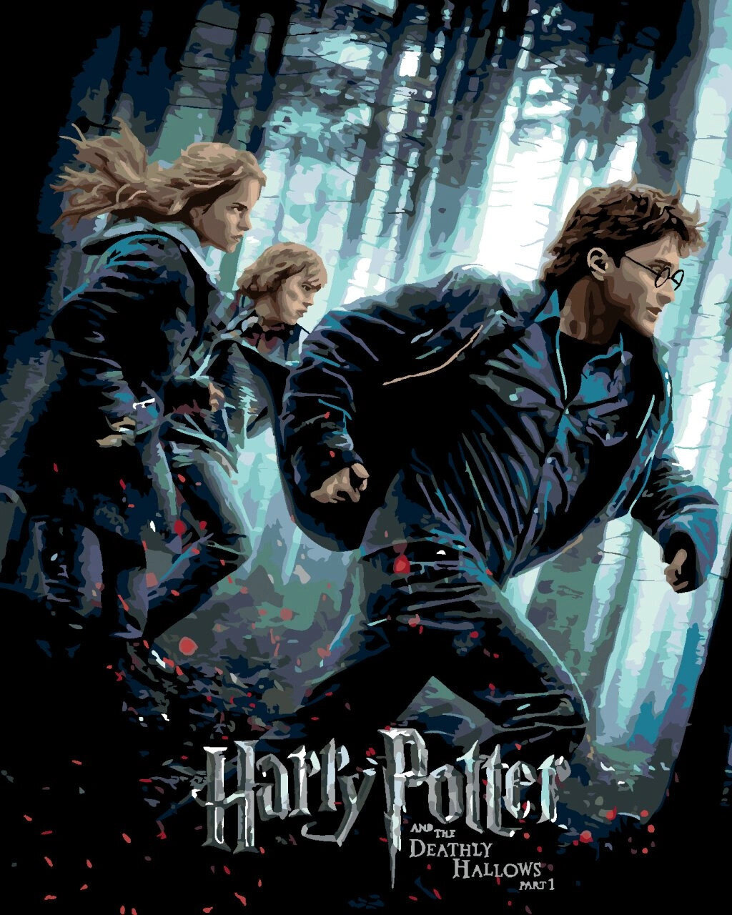 Dipingere con i numeri Zuty Dipingere con i numeri Harry Potter e i Doni della Morte - In fuga