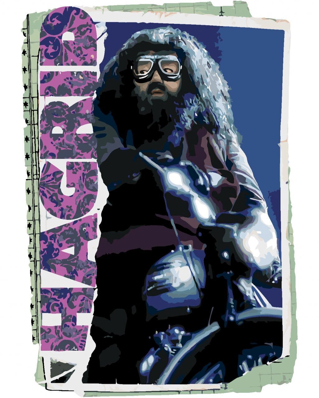 Maling efter tal Zuty Maling efter tal Hagrid Card (Harry Potter)