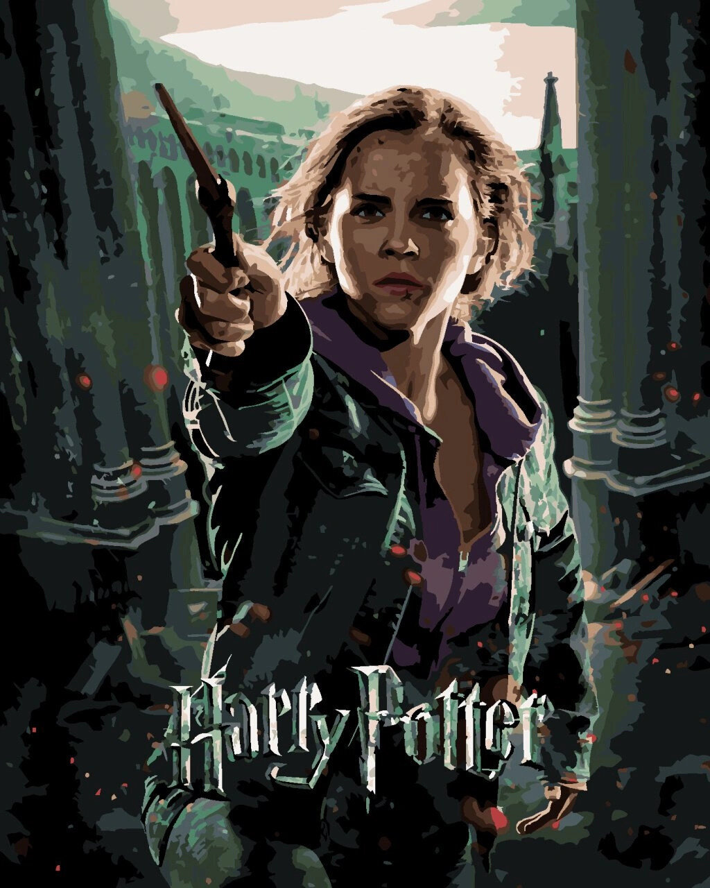Pintura por números Zuty Pintura por números Harry Potter And The Relic Of Death Poster – Hermione