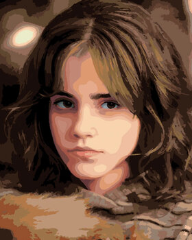 Festés számok szerint Zuty Festés számok szerint Hermione arcképe szigorú tekintettel (Harry Potter) - 1