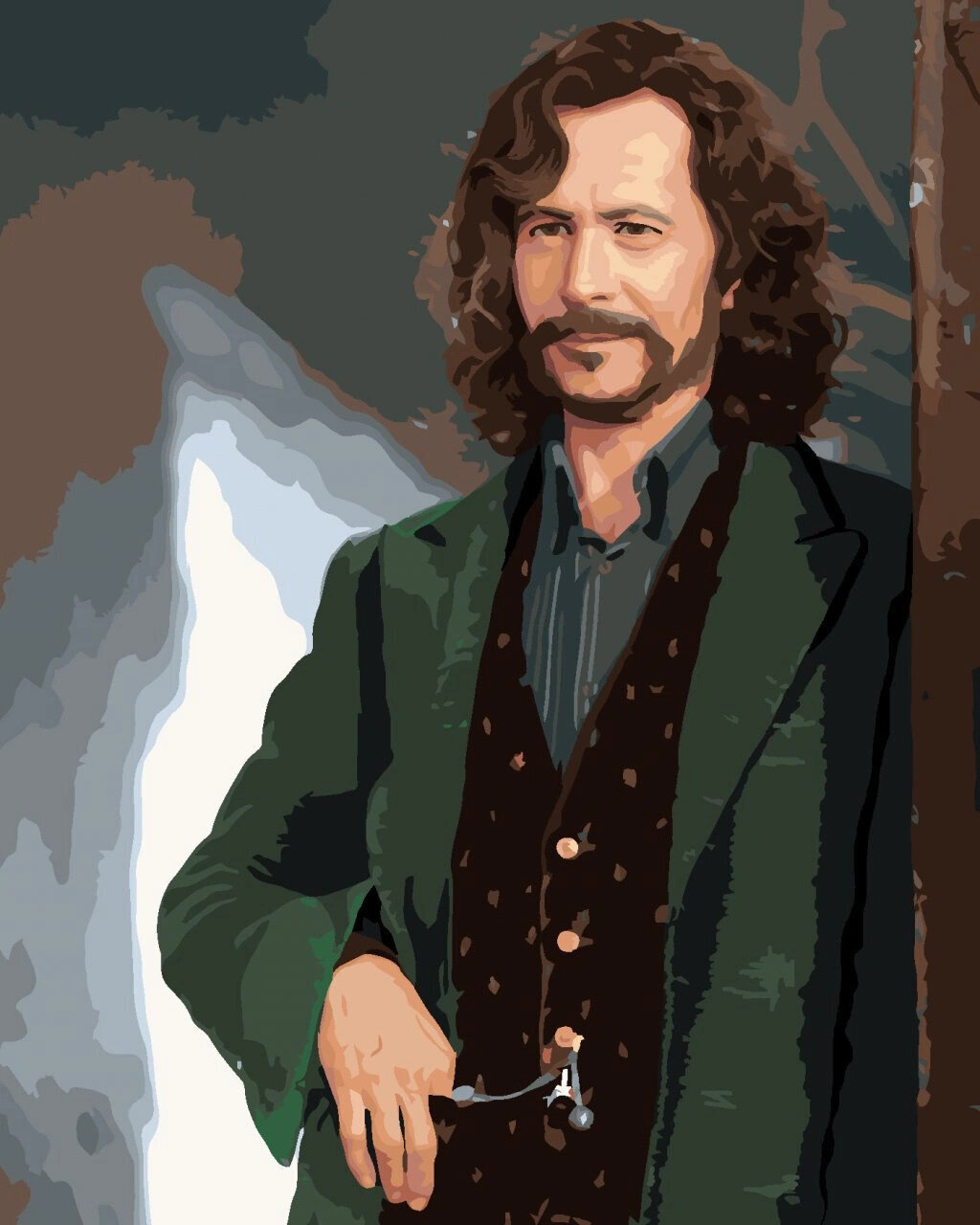 Malování podle čísel Zuty Malování podle čísel Sirius Black (Harry Potter)