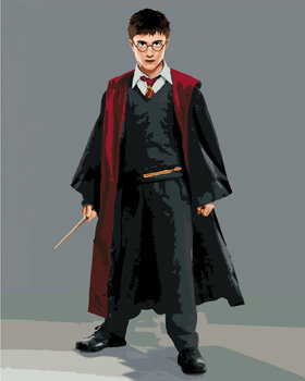 Pintura por números Zuty Pintura por números Harry Potter In A Robe With A Wand - 1