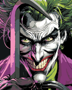 Schilderen op nummer Zuty Schilderen op nummer Joker met koevoet (Batman) - 1