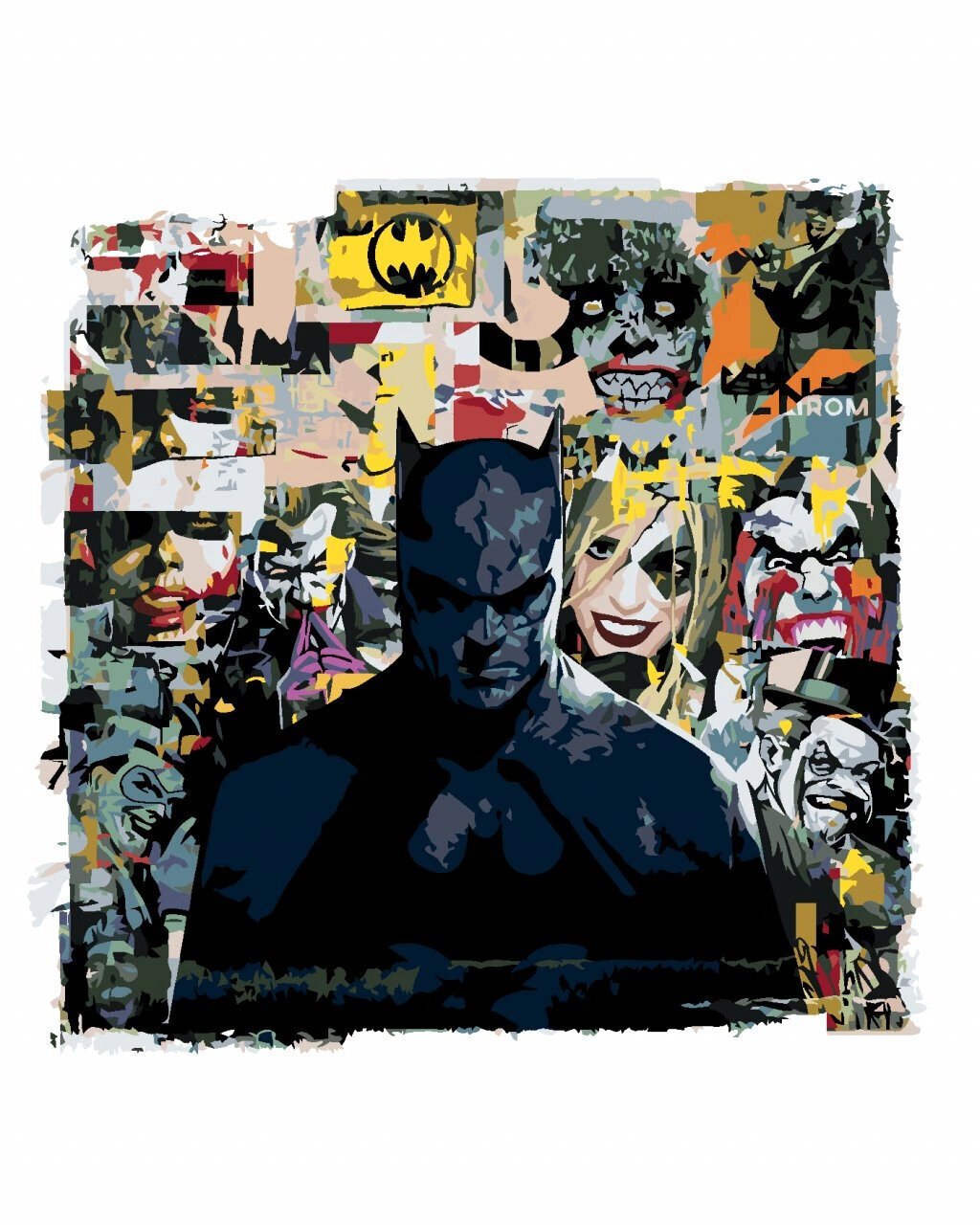 Peinture par numéros Zuty Peinture par numéros Bande dessinée Batman