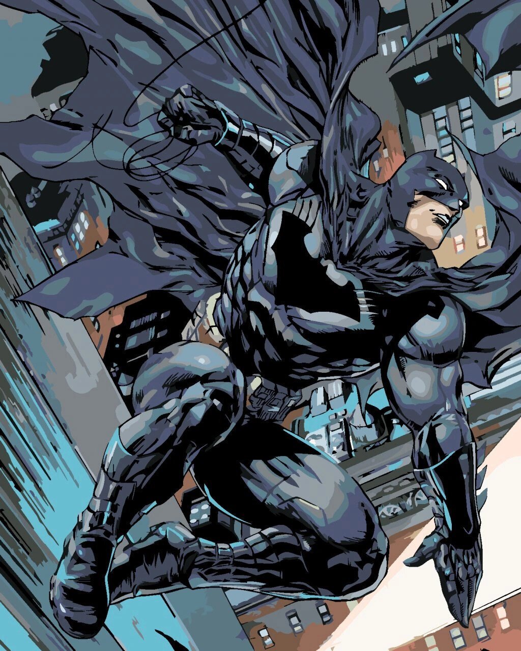 Maalaa numeroiden mukaan Zuty Maalaa numeroiden mukaan Batman And The Flowing Cloak