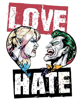 Malowanie po numerach Zuty Malowanie po numerach Harley Quinn i Joker (Batman) - 1
