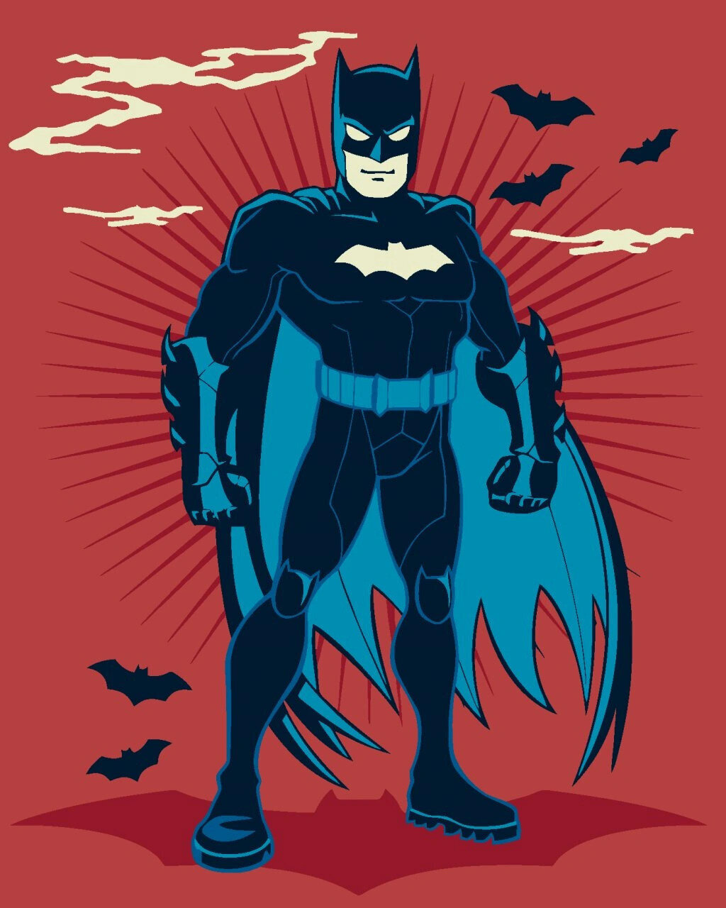 Malen nach Zahlen Zuty Malen nach Zahlen Cartoon-Batman