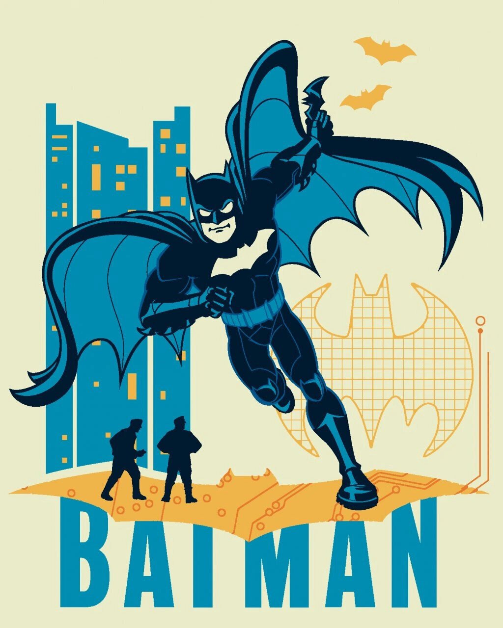 Schilderen op nummer Zuty Schilderen op nummer Tekenfilm Batman III