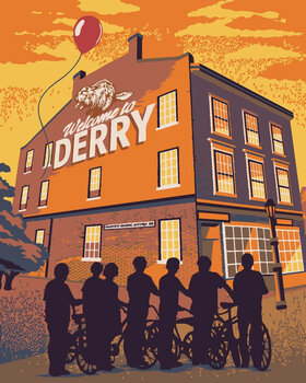 Målning med siffror Zuty Målning med siffror Välkommen till Derry (It) - 1