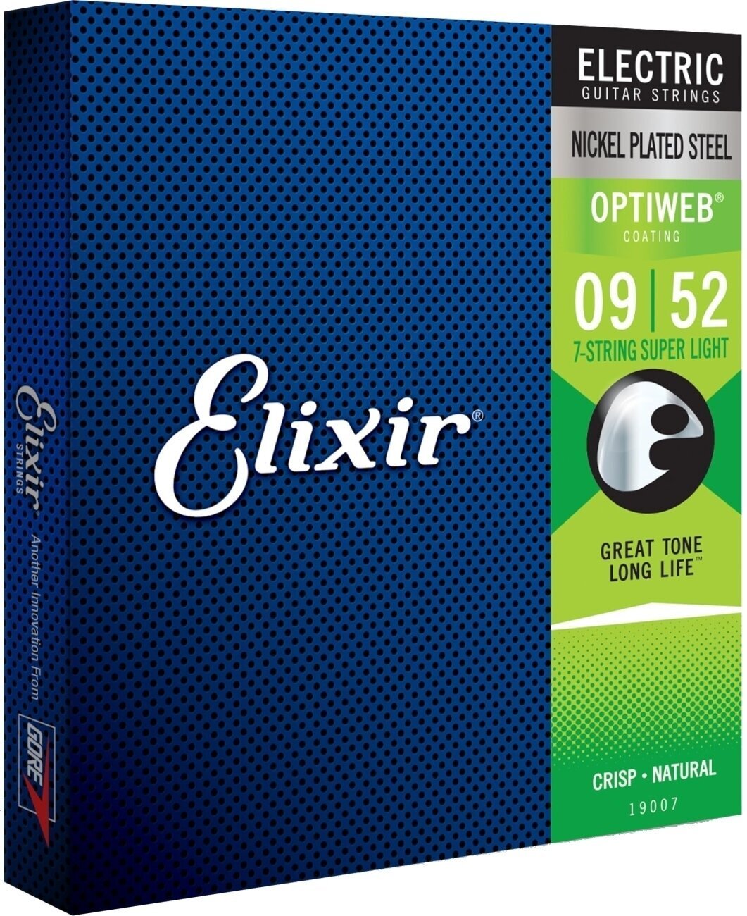 E-guitar strings Elixir Optiweb 19007 Super Light 7-String E-guitar strings