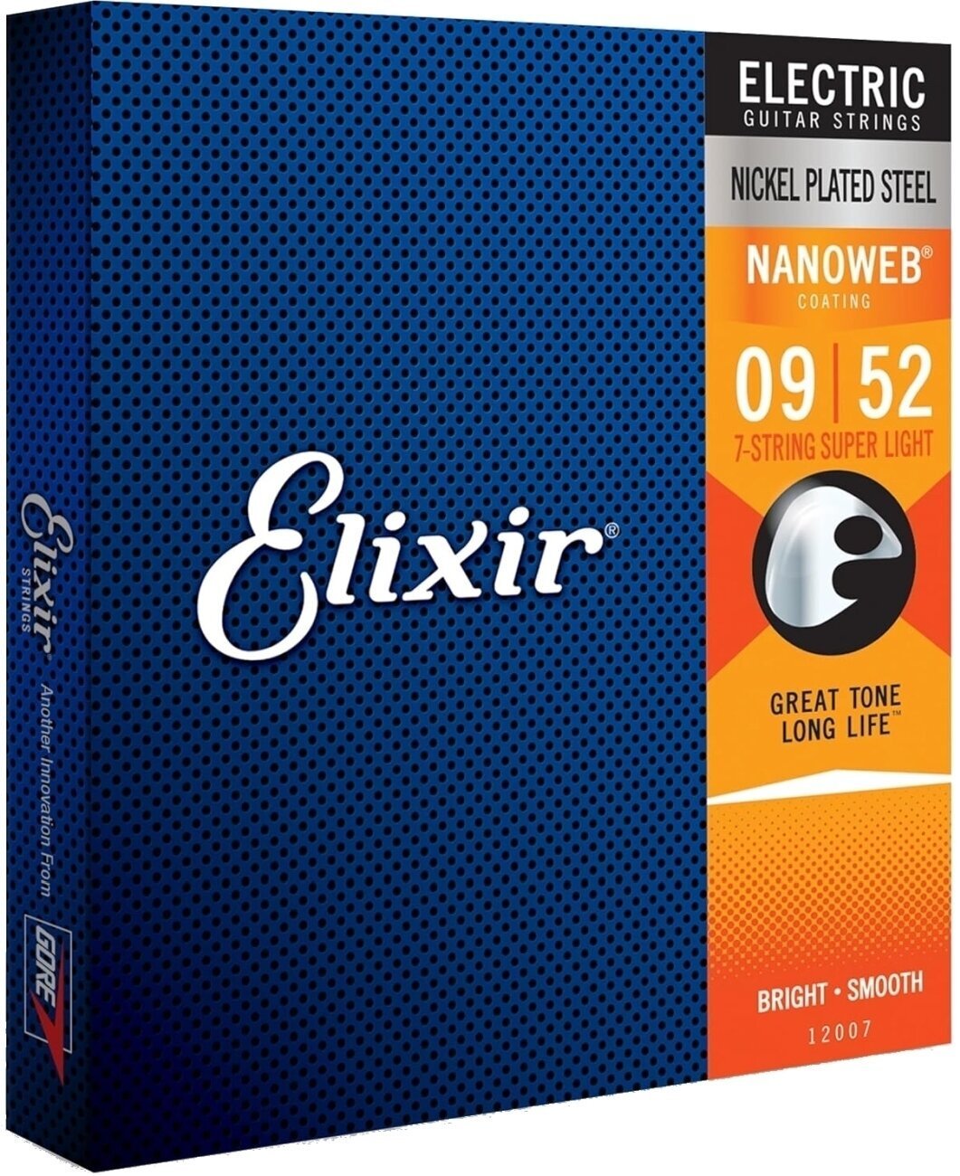 Saiten für E-Gitarre Elixir Nanoweb 12007 Super Light 7-String Saiten für E-Gitarre