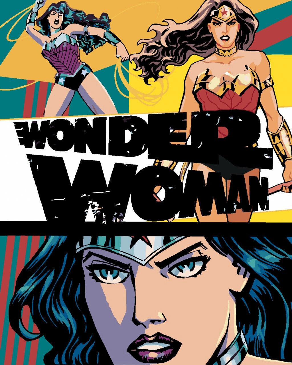 Dipingere con i numeri Zuty Dipingere con i numeri Locandina di Wonder Woman 3X