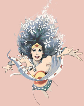 Peinture par numéros Zuty Peinture par numéros Wonder Woman florale - 1