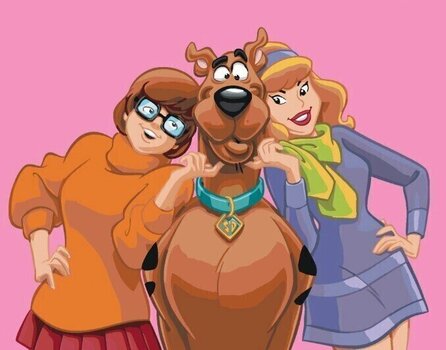 Peinture par numéros Zuty Peinture par numéros Scooby, Velma et Daphné (Scooby Doo) - 1