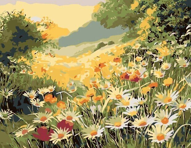 Painting by Numbers Zuty Painting by Numbers Summer Meadow