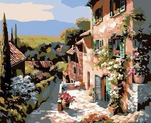 Schilderen op nummer Zuty Schilderen op nummer Huis in Toscane