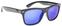 Óculos de pesca Strike King SK Plus Cash Shiny Black/Blue Mirror Óculos de pesca