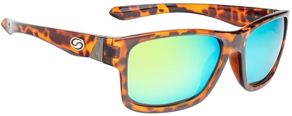 Visbril Strike King Pro Sunglasses Tortoise Shell/Green Mirror Visbril