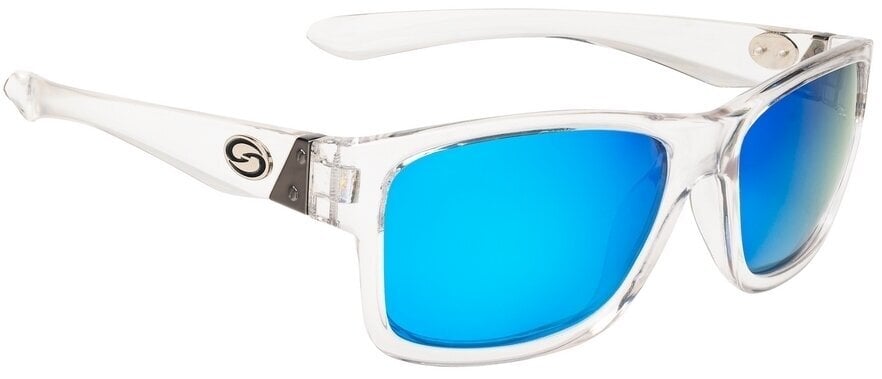 Okulary wędkarskie Strike King SK Plus Platte Crystal/Blue Mirror Okulary wędkarskie