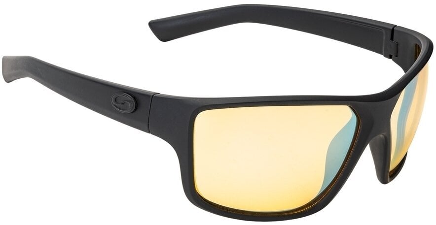 Okulary wędkarskie Strike King S11 Optics Clinch Black/Silver Mirror Okulary wędkarskie