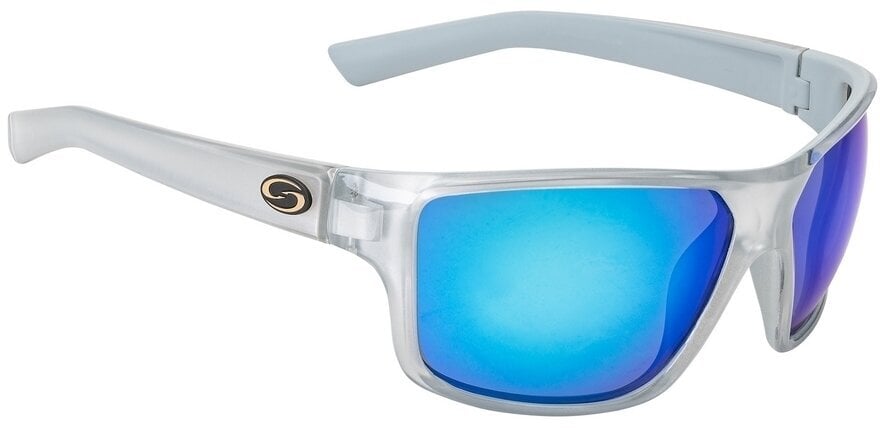 Óculos de pesca Strike King S11 Optics Clinch Crystal/Blue Mirror Óculos de pesca