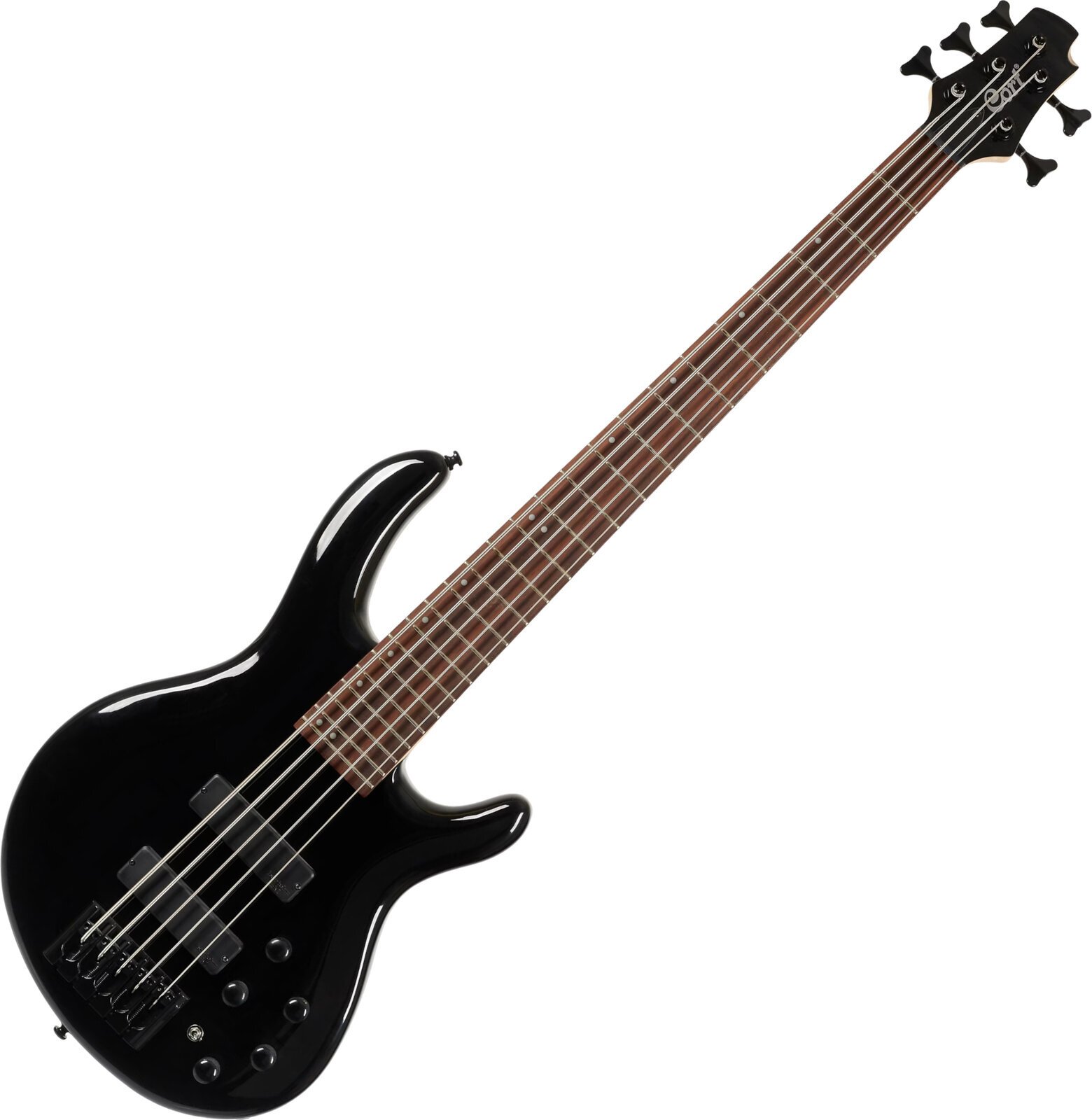 5-string Bassguitar Cort C5 Deluxe Black 5-string Bassguitar