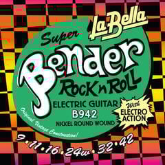 Elektromos gitárhúrok La Bella B942 Elektromos gitárhúrok