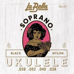 Cordes pour ukulélé soprano La Bella 15 Cordes pour ukulélé soprano
