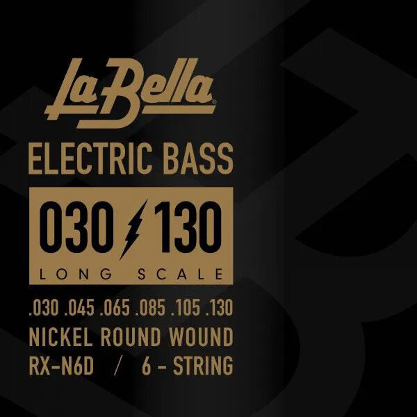 Saiten für 6-saitigen E-Bass La Bella RX-N6D Saiten für 6-saitigen E-Bass