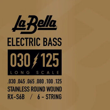 Saiten für 6-saitigen E-Bass La Bella RX-S6B Saiten für 6-saitigen E-Bass - 1