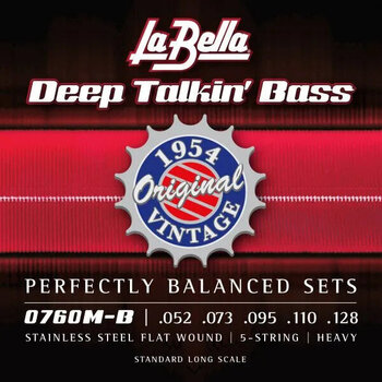 Bassguitar strings La Bella 0760M-B Bassguitar strings - 1