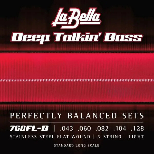 Bass strings La Bella 760FL-B Bass strings