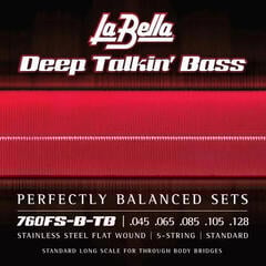 Saiten für 5-saitigen E-Bass, Saiten für 5-Saiter E-Bass La Bella 760FS-B-TB Saiten für 5-saitigen E-Bass, Saiten für 5-Saiter E-Bass