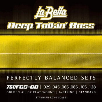 Bassguitar strings La Bella 760FGS-CB Bassguitar strings - 1