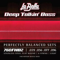 La Bella 760FHB2 Bass strings (Like new)