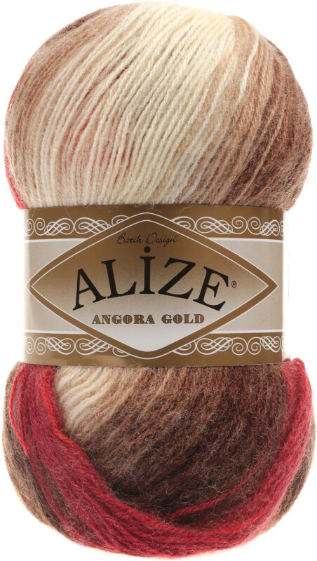 Przędza dziewiarska Alize Angora Gold Batik 4574 Przędza dziewiarska