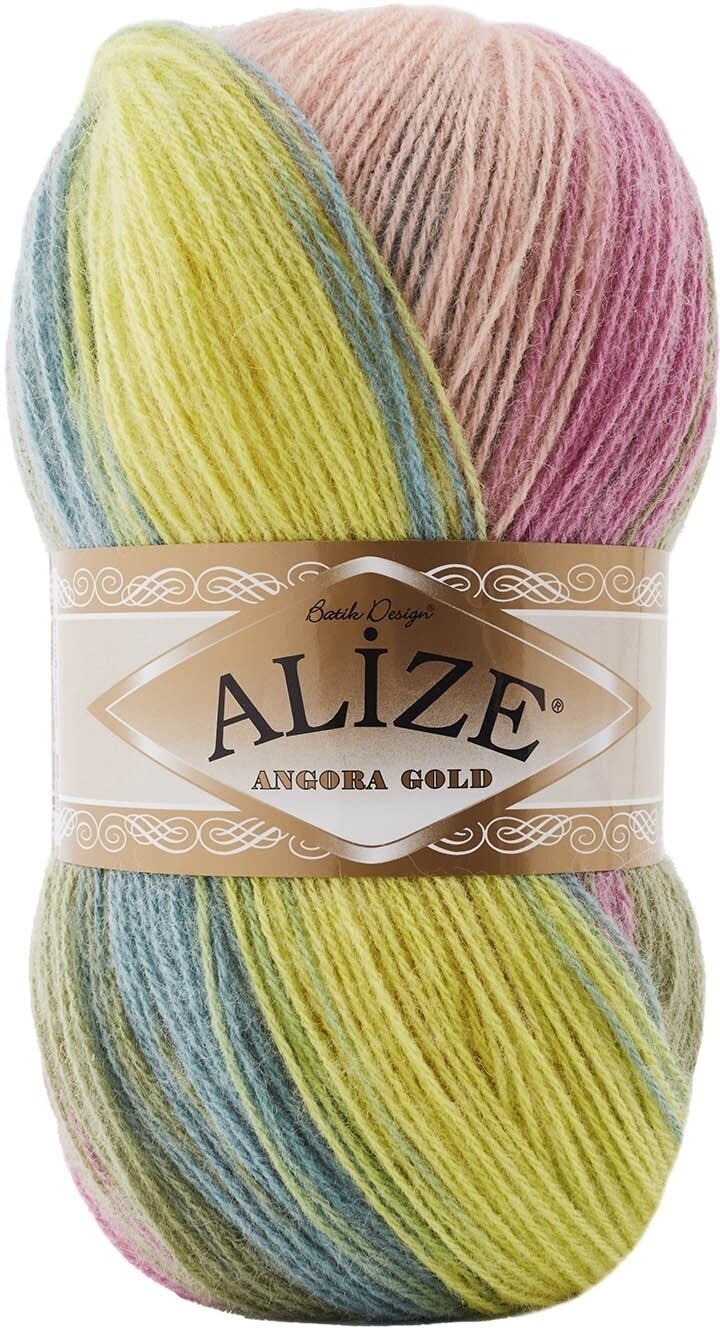 Pletací příze Alize Angora Gold Batik 6792 Pletací příze