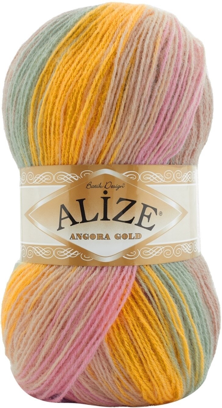 Fios para tricotar Alize Angora Gold Batik 6958 Fios para tricotar