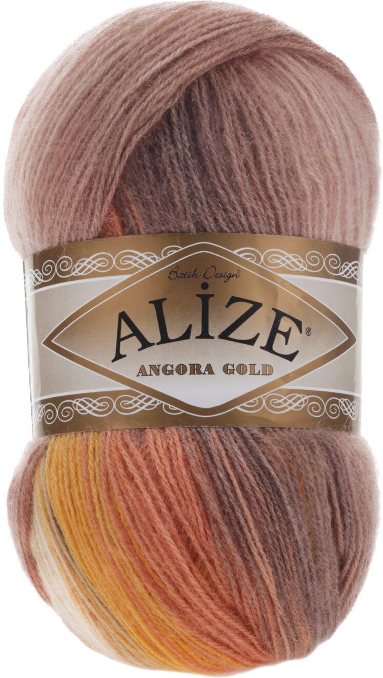 Kötőfonal Alize Angora Gold Batik 4741 Kötőfonal