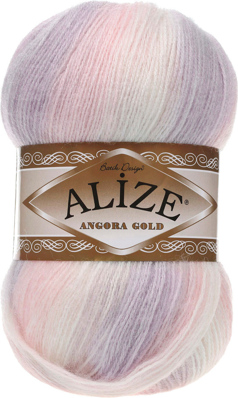Fios para tricotar Alize Angora Gold Batik 6554 Fios para tricotar