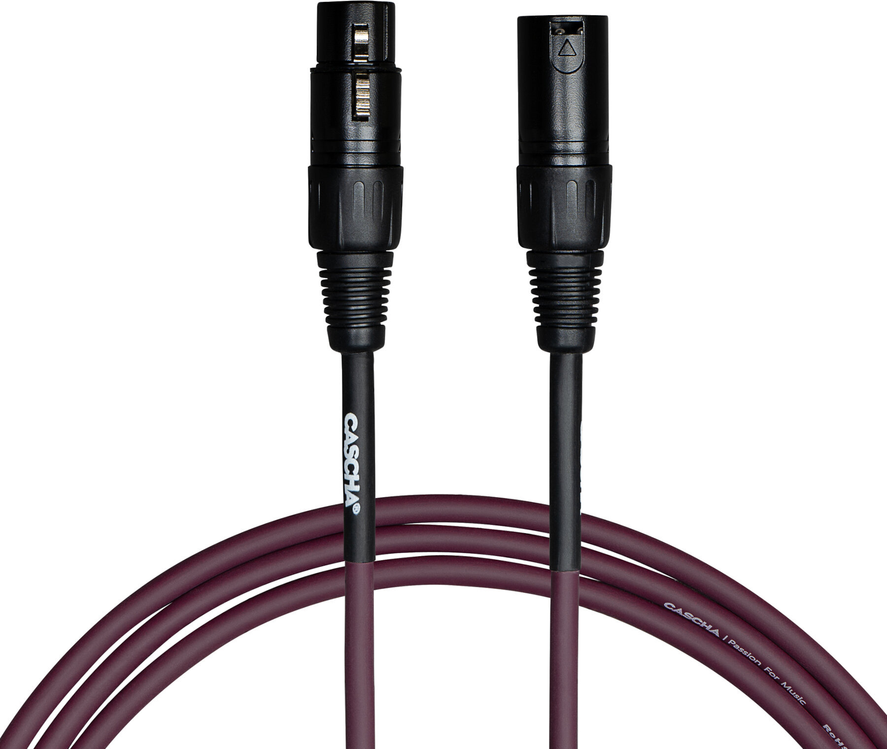 Cabo de microfone Cascha Standard Line Microphone Cable 2 m Cabo de microfone