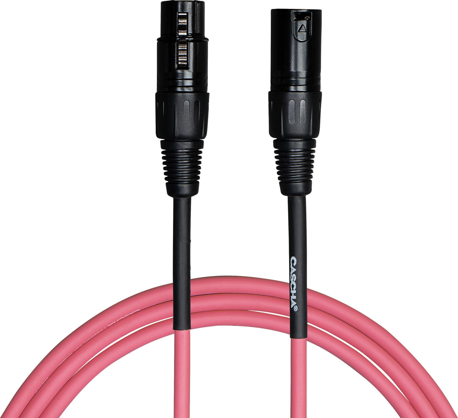 Cable de micrófono Cascha Standard Line Microphone Cable Rosado 6 m Cable de micrófono