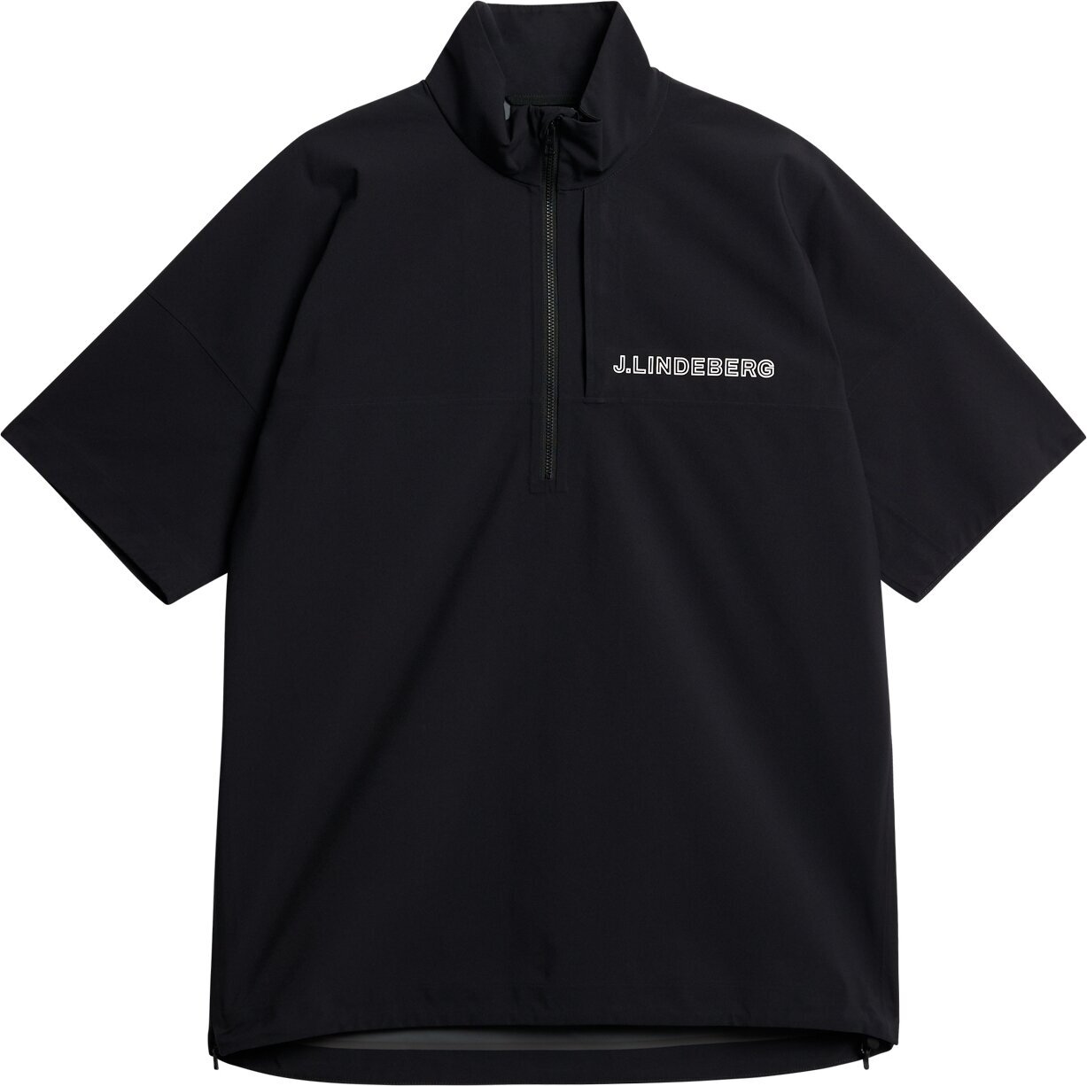 Vandtæt jakke J.Lindeberg Bridge Rain Shirt Black XL Vandtæt jakke