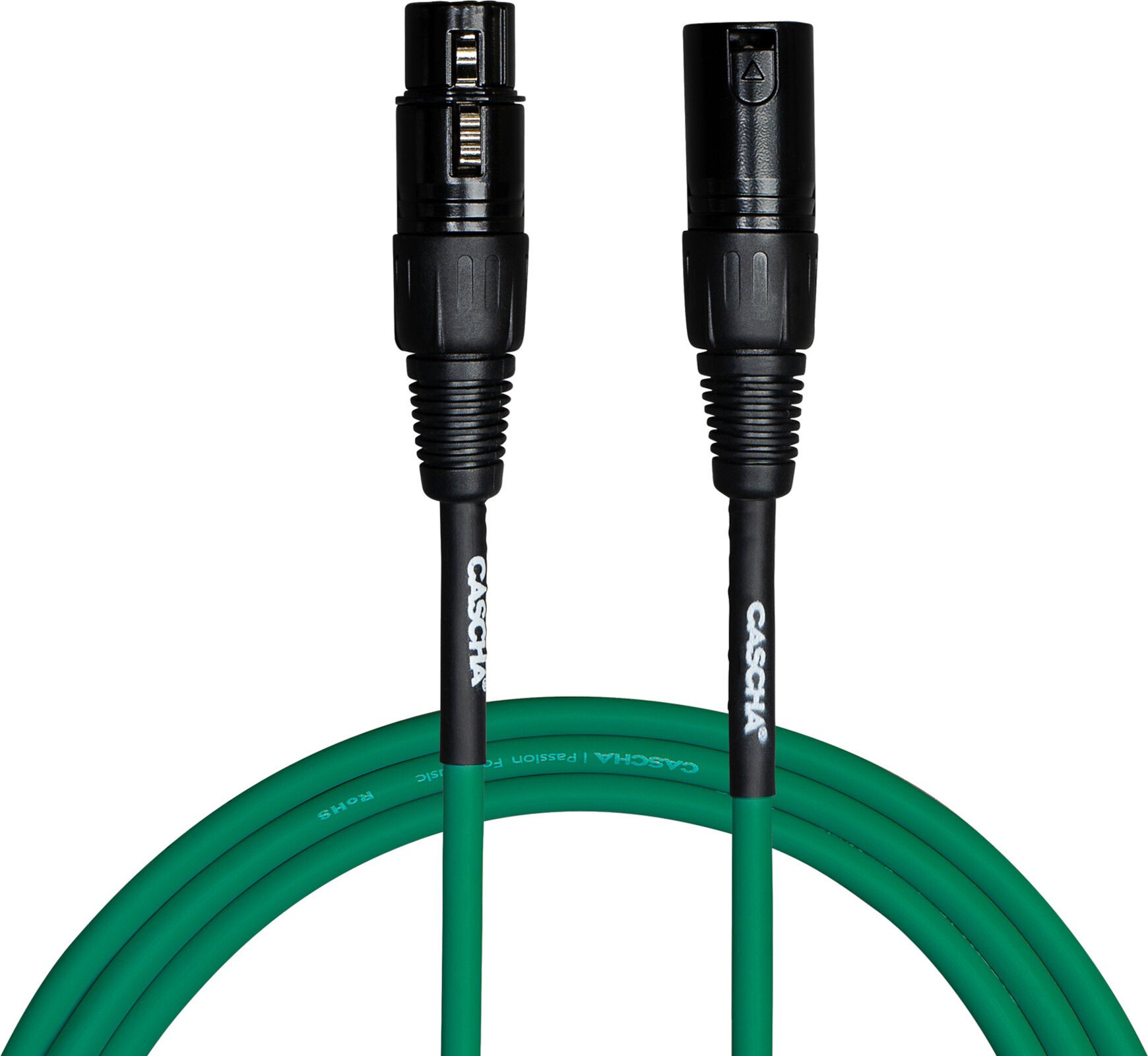 Microphone Cable Cascha Standard Line Microphone Cable Green 6 m