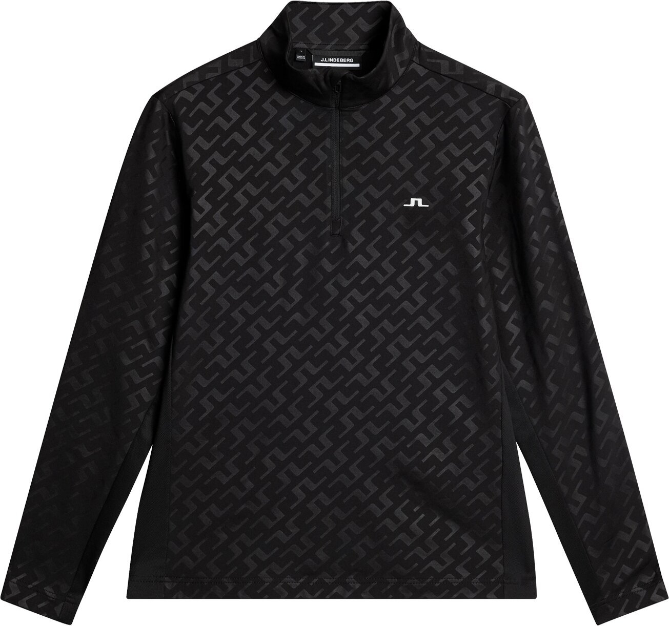 Kapuzenpullover/Pullover J.Lindeberg Luke Deboss Mid Layer Bias Bridge Black XL Sweatshirt