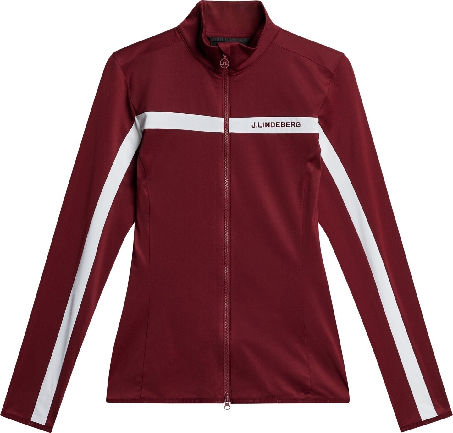 Sudadera con capucha/Suéter J.Lindeberg Seasonal Janice Mid Layer Cabernet XL Sudadera