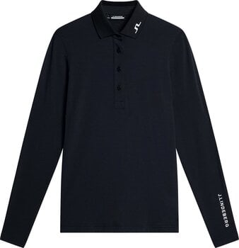 Camiseta polo J.Lindeberg Flor Long Sleeve Black XL Camiseta polo - 1