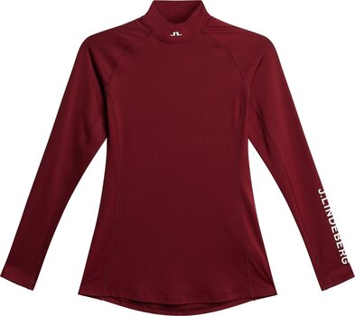 Thermounterwäsche J.Lindeberg Asa Soft Compression Top Cabernet L - 1