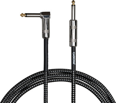 Инструментален кабел Cascha Standard Line Guitar Cable 9 m Директен - Ъглов Инструментален кабел - 1